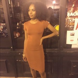 F21 Bodycon Midi Dress